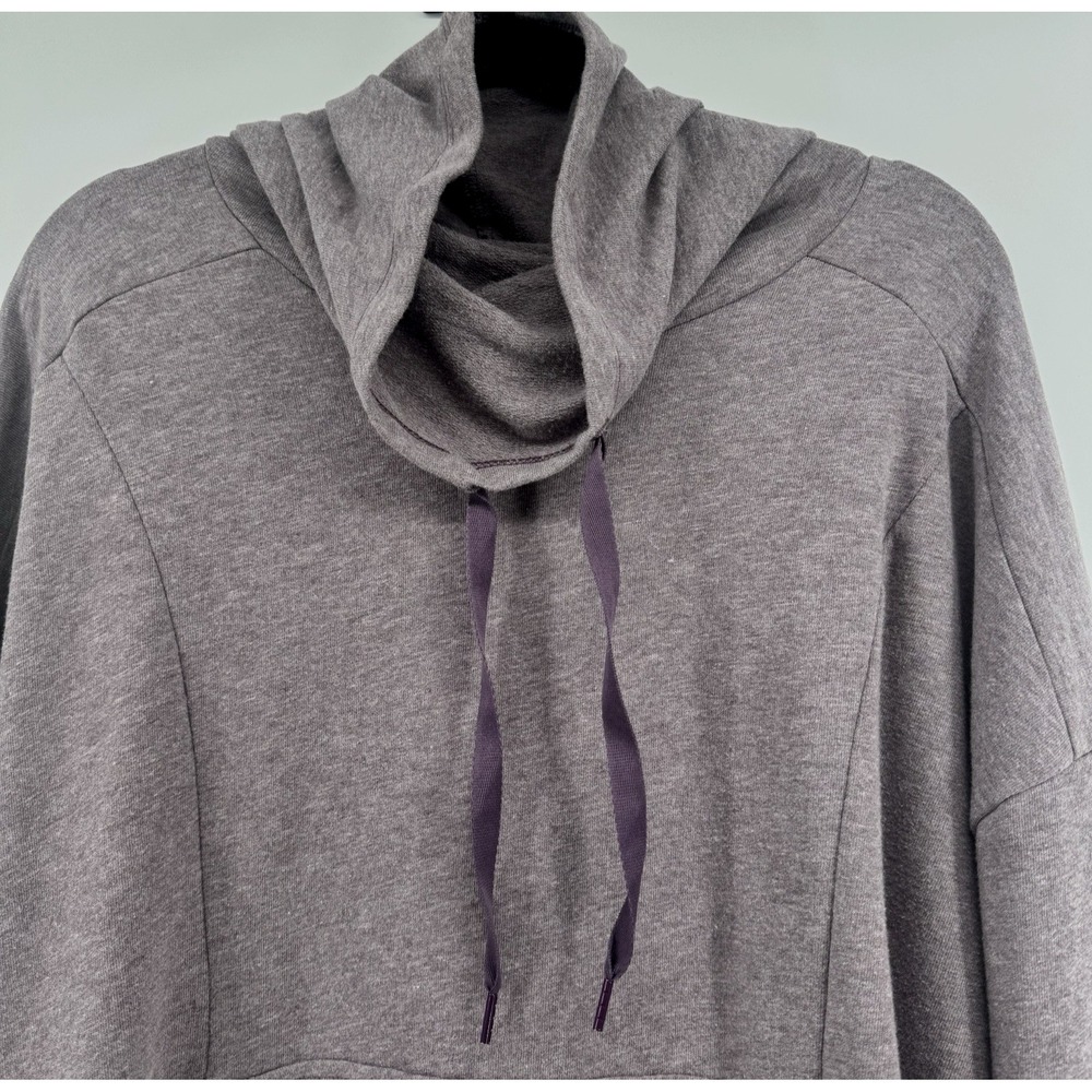 Columbia Women's Cowl Neck Pullover Sweater Purple Size 1X Cozy Thumbholes‎